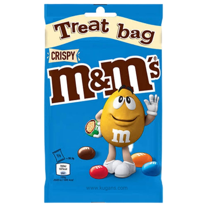 M&M Crispy Treat Bag - 77g - Pack of 8